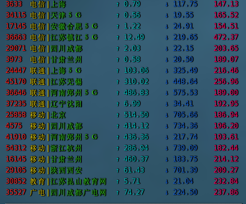 rn国内三网测速